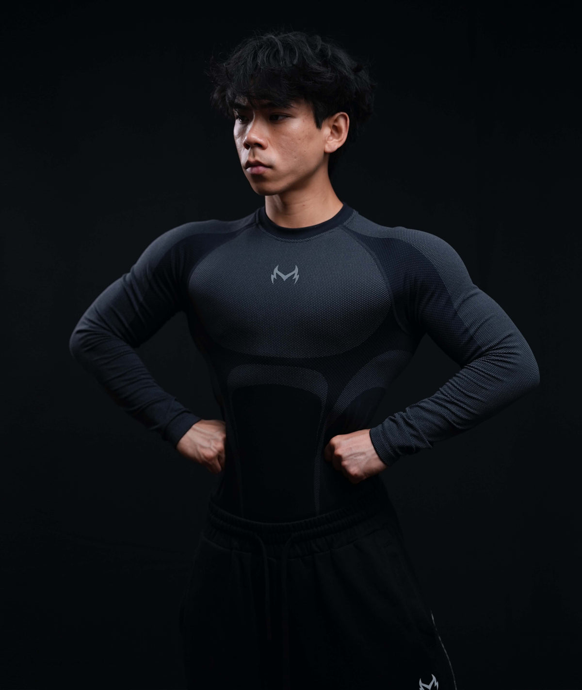 Slate Compression Long Sleeve