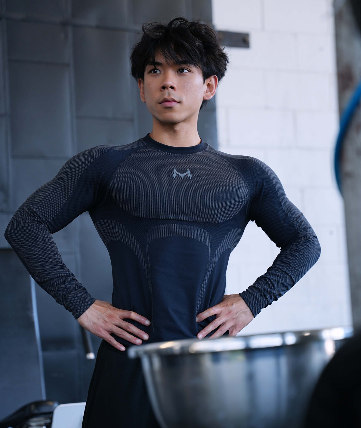 Slate Compression Long Sleeve
