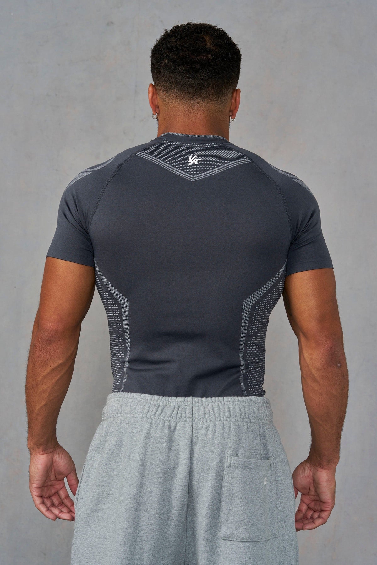 Warrior X Compression Tees - Grey - High Definition View 2