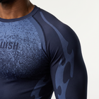 TRIBAL COMPRESSION NAVY LONG SLEEVE T SHIRT - 3