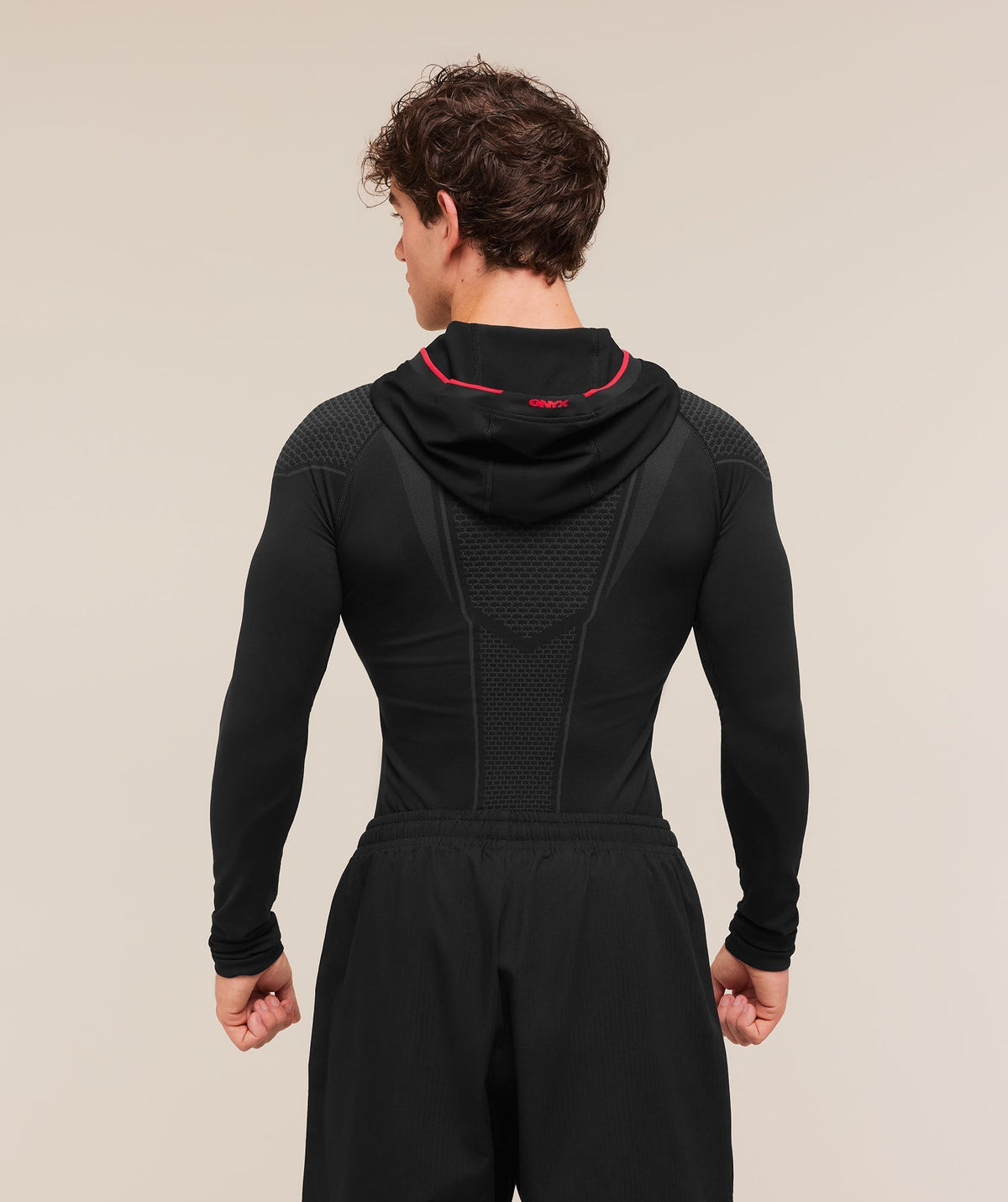 Onyx V1 Red Compression Hoodie