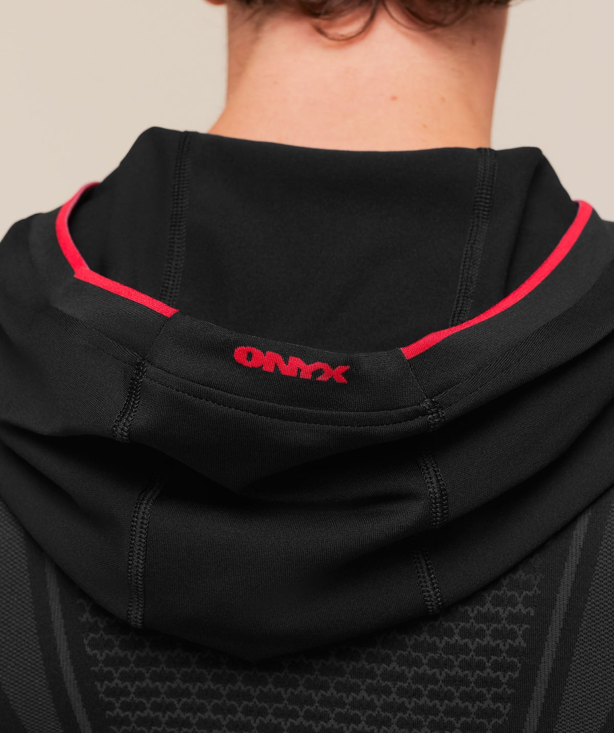 Onyx V1 Red Compression Hoodie