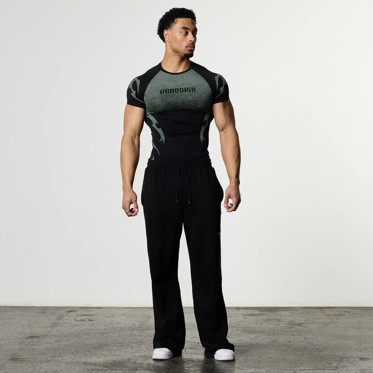 TRIBAL COMPRESSION MINT SHORT SLEEVE T SHIRT - 5