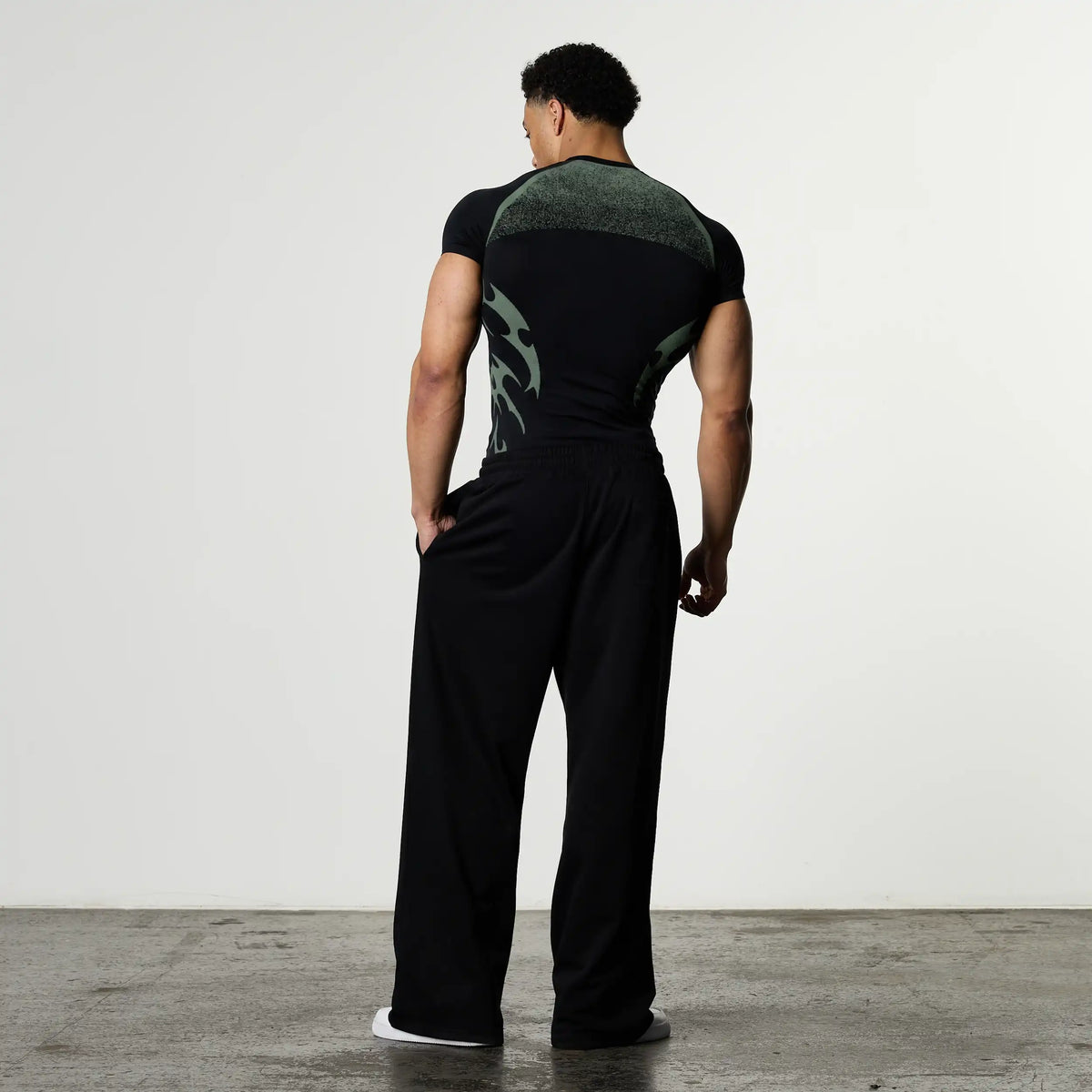 TRIBAL COMPRESSION MINT SHORT SLEEVE T SHIRT - 6