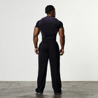 TRIBAL COMPRESSION PURPLE SHORT SLEEVE T SHIRT - 5