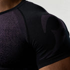 TRIBAL COMPRESSION PURPLE SHORT SLEEVE T SHIRT - 4