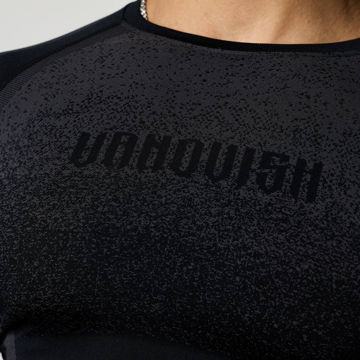 TRIBAL COMPRESSION BLACK LONG SLEEVE T SHIRT - 4
