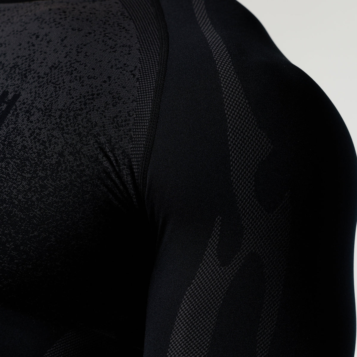 TRIBAL COMPRESSION BLACK LONG SLEEVE T SHIRT - 3