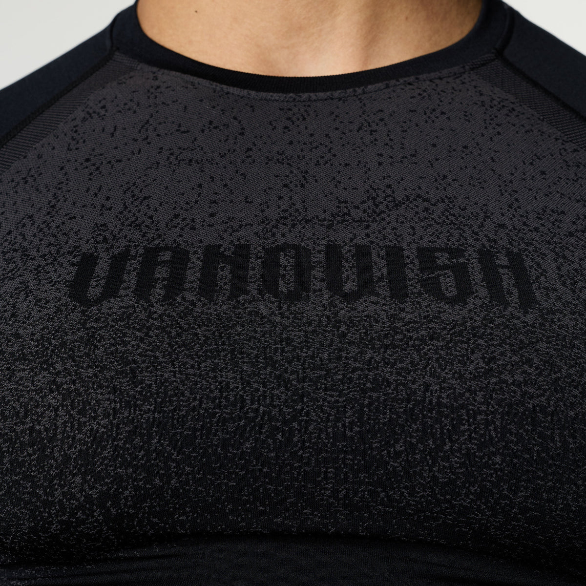 TRIBAL COMPRESSION BLACK SHORT SLEEVE T SHIRT - 5