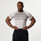 TRIBAL COMPRESSION LIGHT GREY SHORT SLEEVE T SHIRT