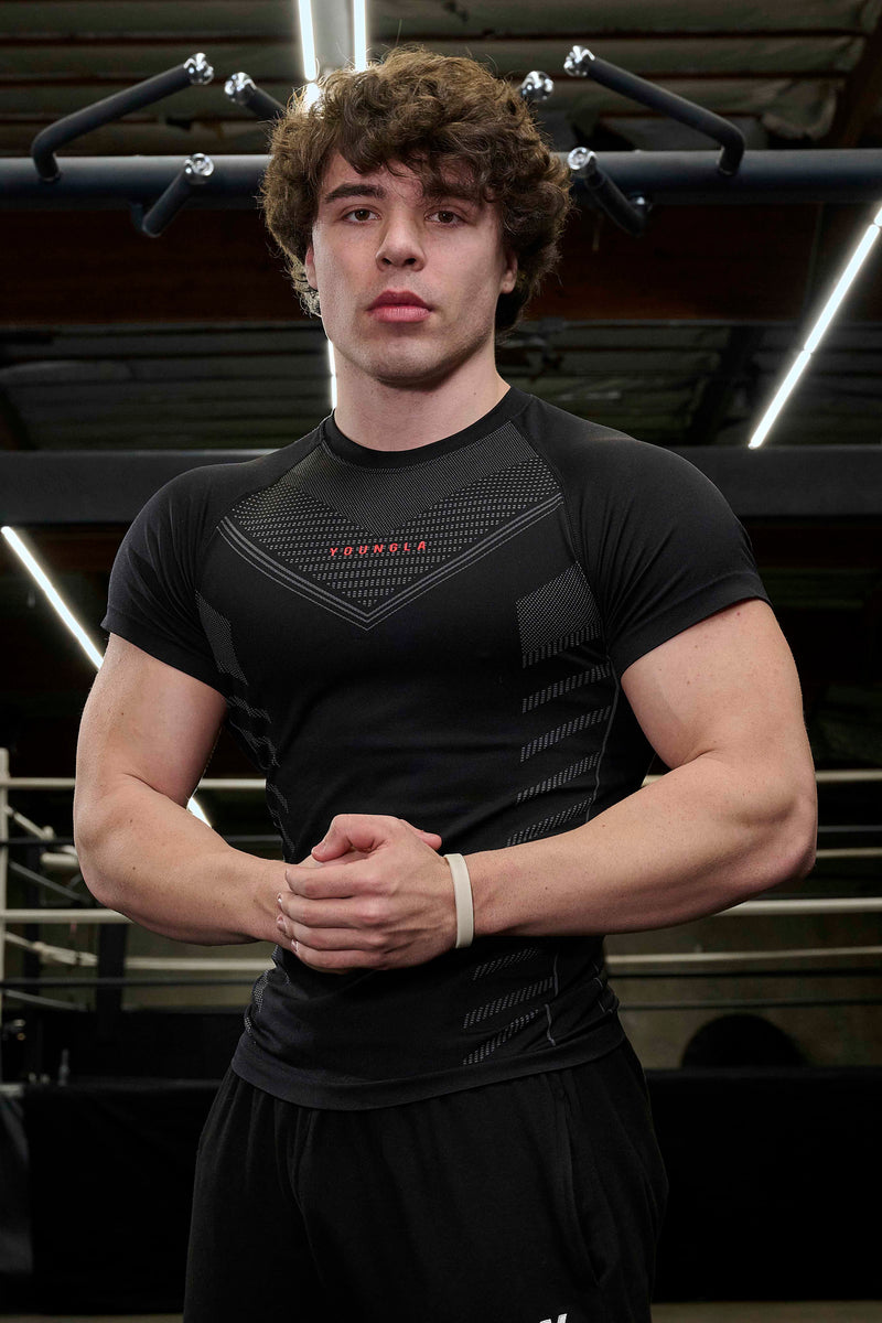 Superhero Compression Tees - Black