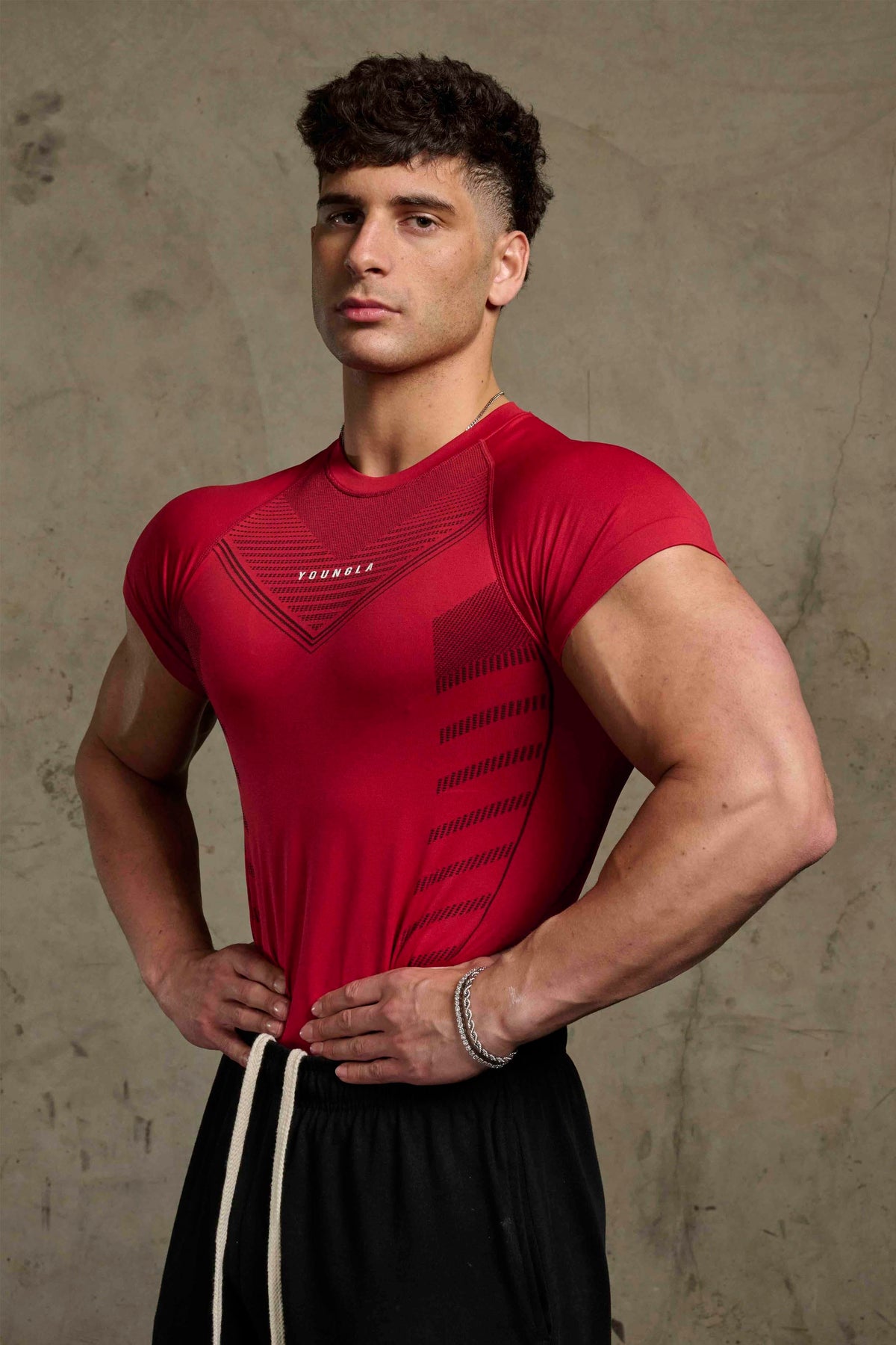 Superhero Compression Tees - Red - High Definition View 1