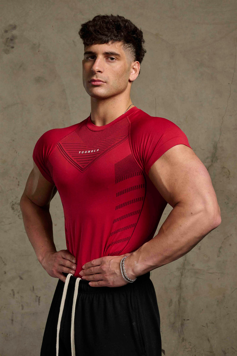 Superhero Compression Tees - Red