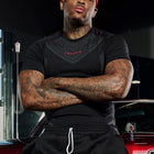 Superhero Compression Tees - Black - High Definition View 2