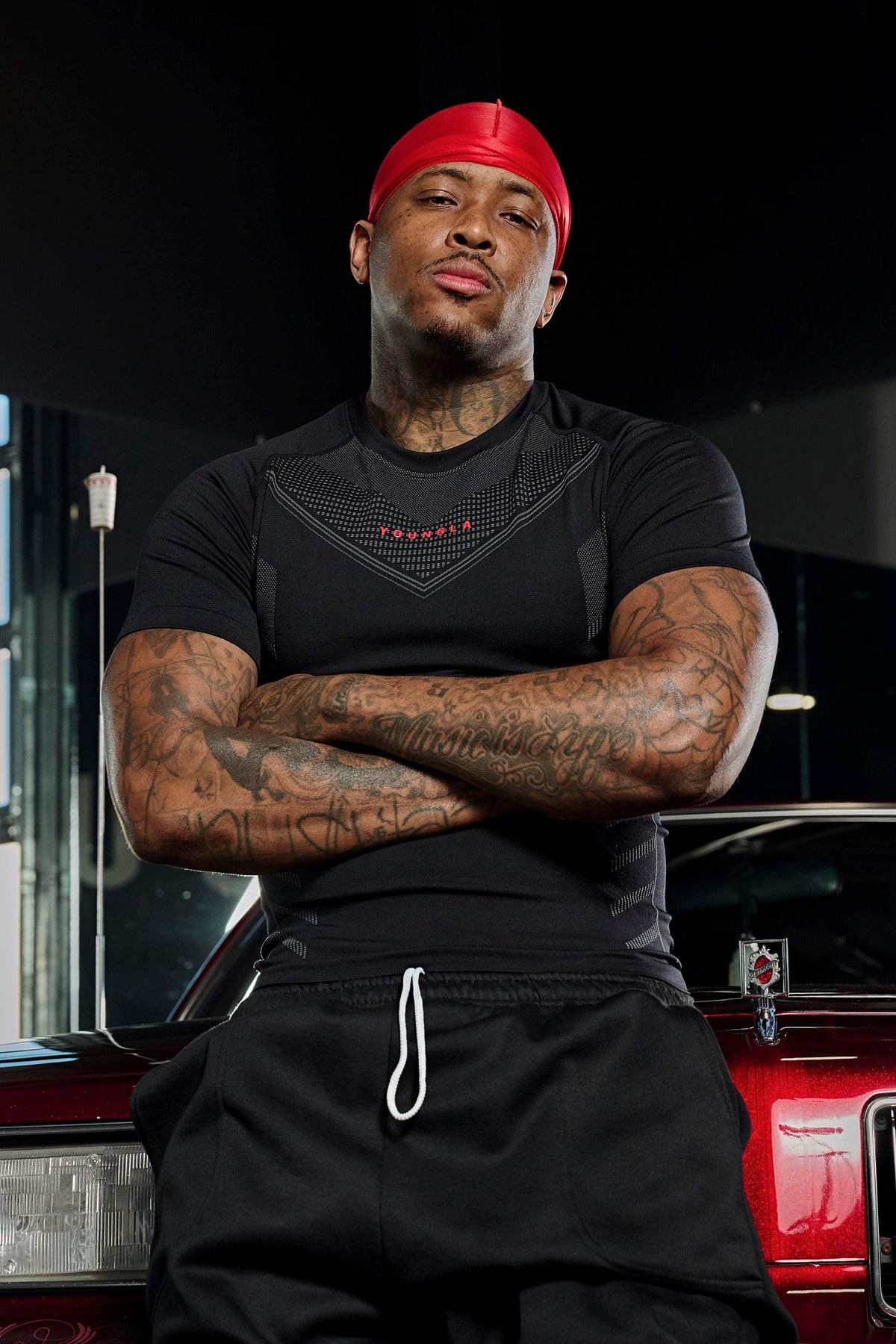 Superhero Compression Tees - Black - High Definition View 2